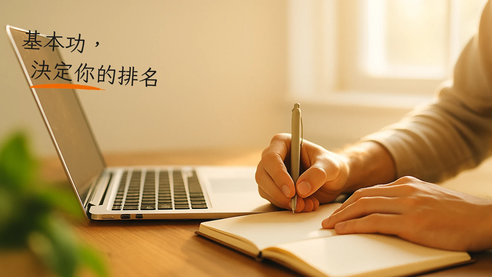 打好基本功，排名自然來